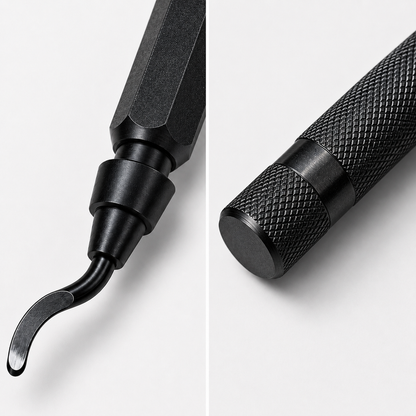 Entgrater & Ankörner Set – Schwarz
